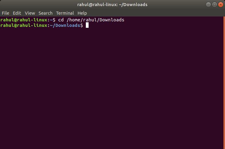 Accessing Downloads in Linux