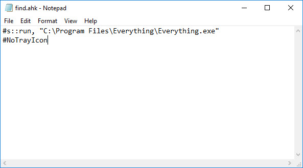 AutoHotkey script
