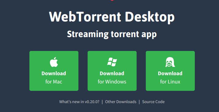 Downloading WebTorrent for Linux