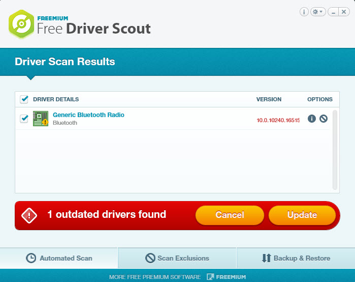 Free Driver Scout