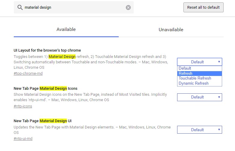 Material Design Flags
