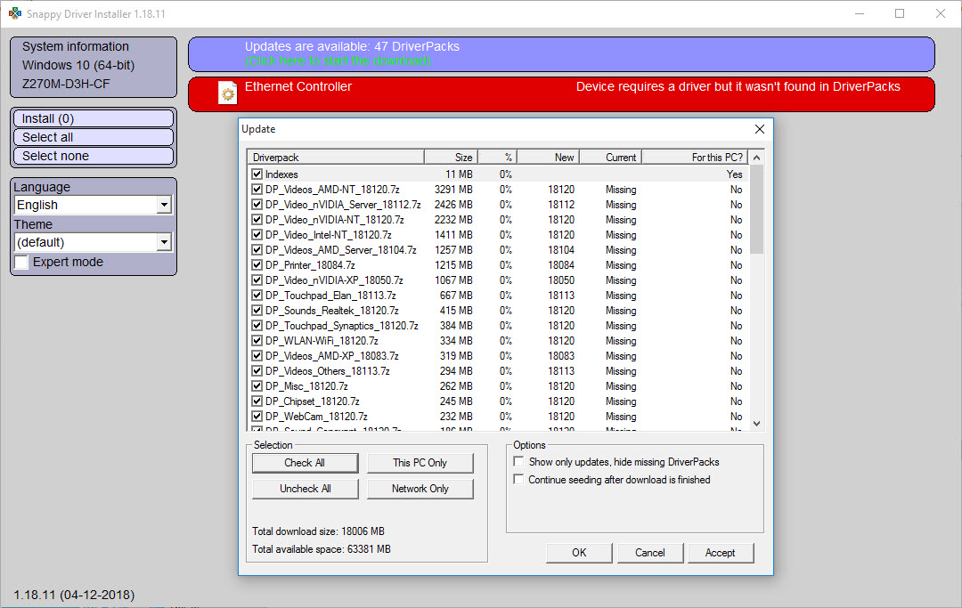 Snappy Driver Installer