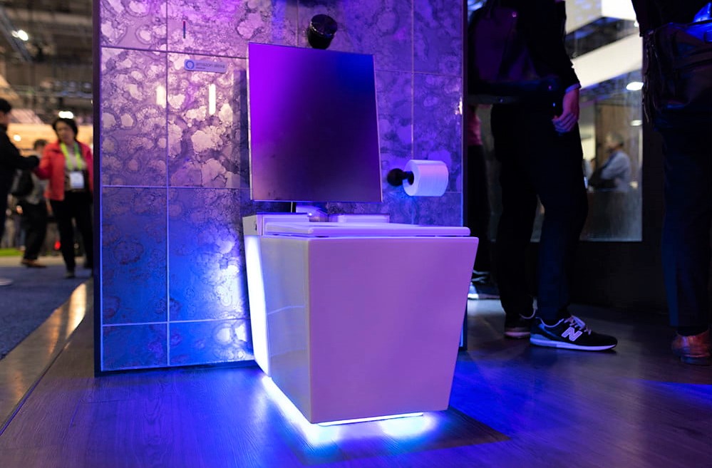 Kohler smart toilet at CES 2019