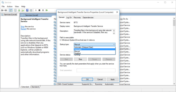 Background Intelligent Transfer Service