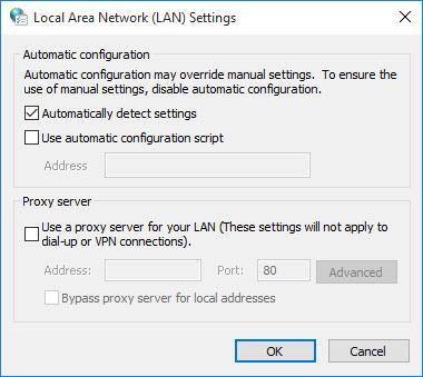 Disabling Proxy for Fixing Windows Store Not Loading Issue