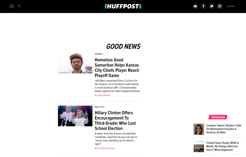 The Huffington Post-Good News