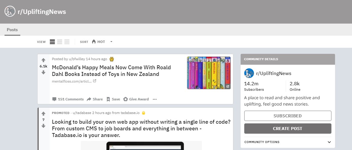 r/UpliftingNews