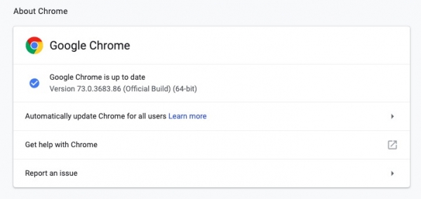 About Google Chrome