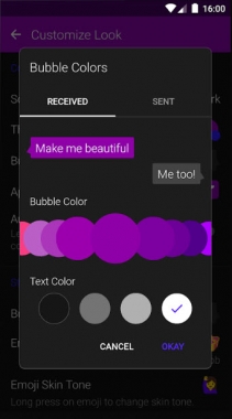 Textra Color Options
