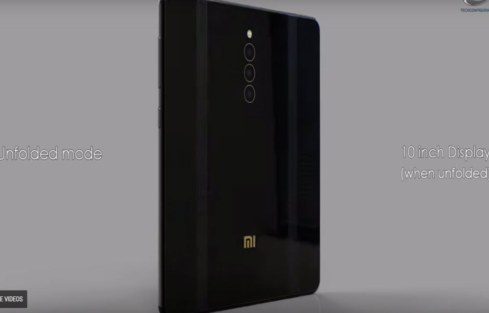 Xiaomi entered the foldable smartphone league, reveals a double-folded smartphone