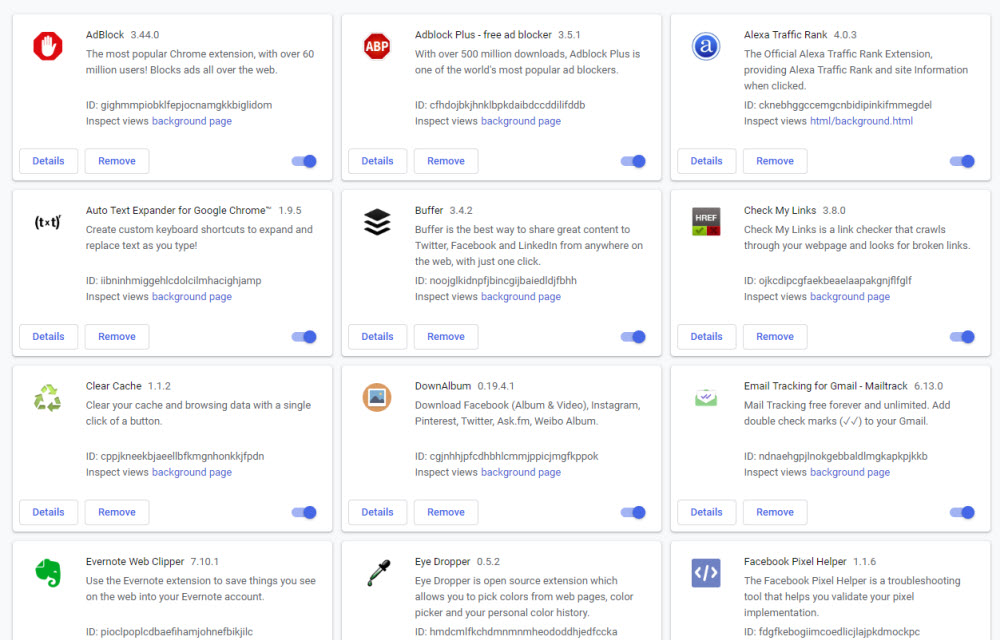 Chrome Extensions