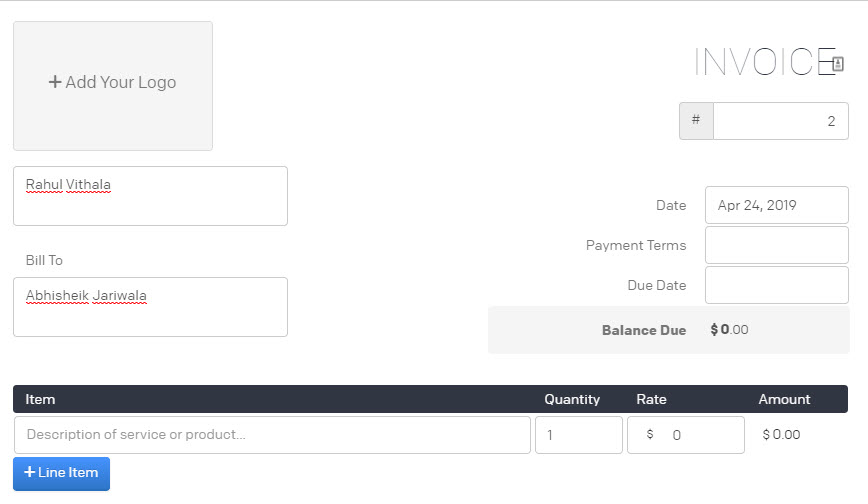 Invoice Generator
