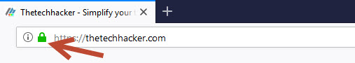Use HTTPS-enabled sites only
