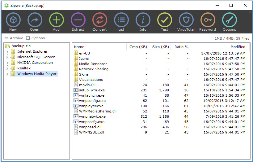 Zipware