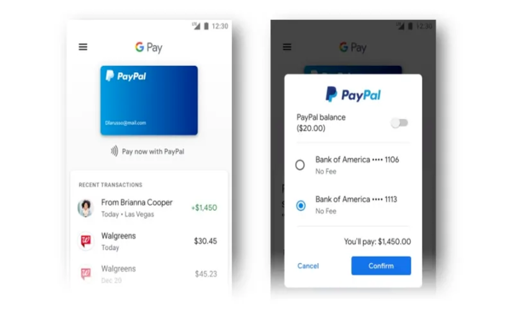 Google Pay adds PayPal integration