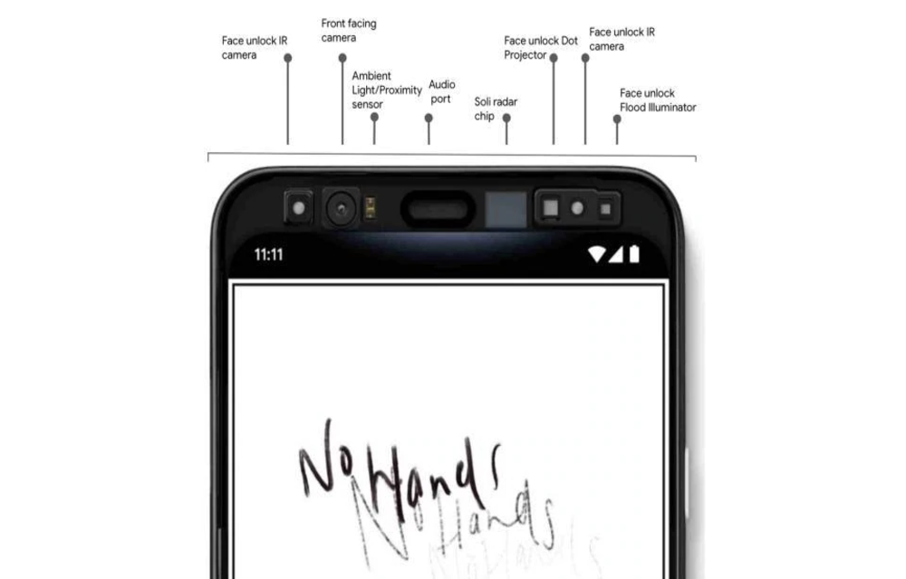 Google Pixel 4 Face Unlock