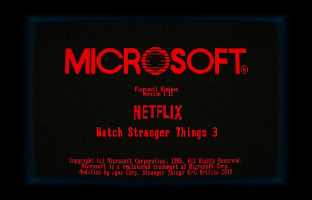 Windows 1.1 Stranger Things Edition