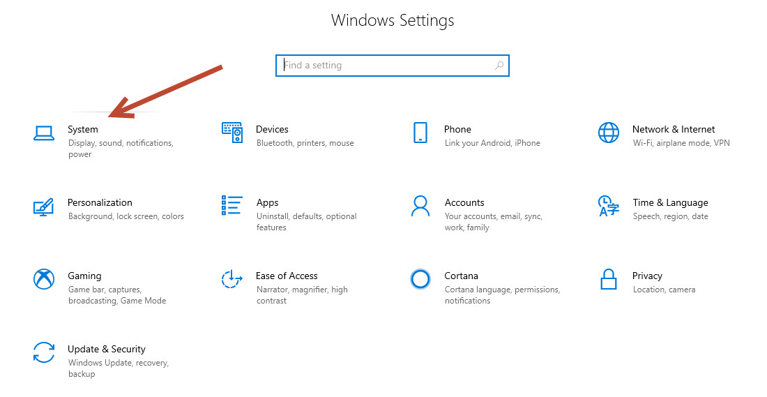 Windows Settings