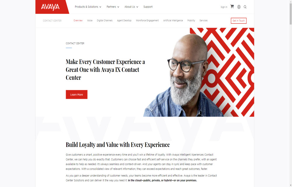 Avaya Contact Center