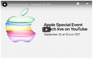 Apple event on YouTube