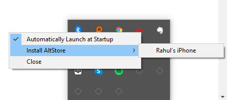 Installing Altstore from PC