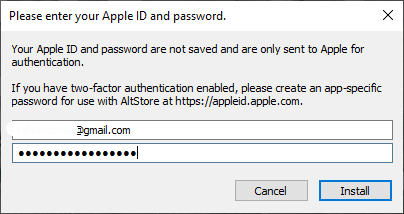 adding Apple ID Credentials