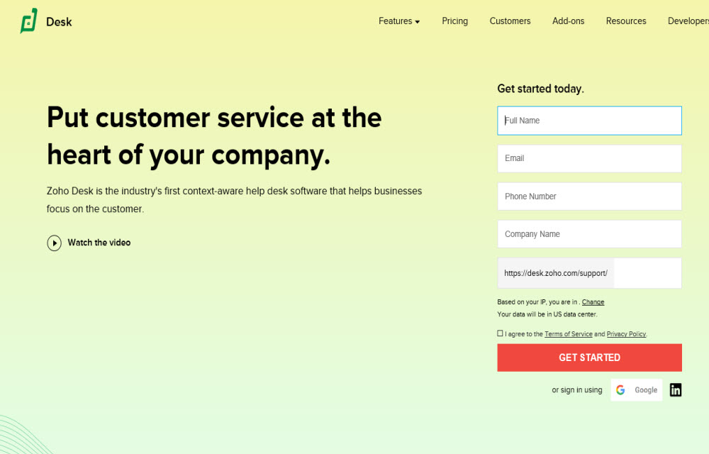 Zoho Desk