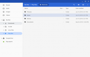 Chrome OS files app