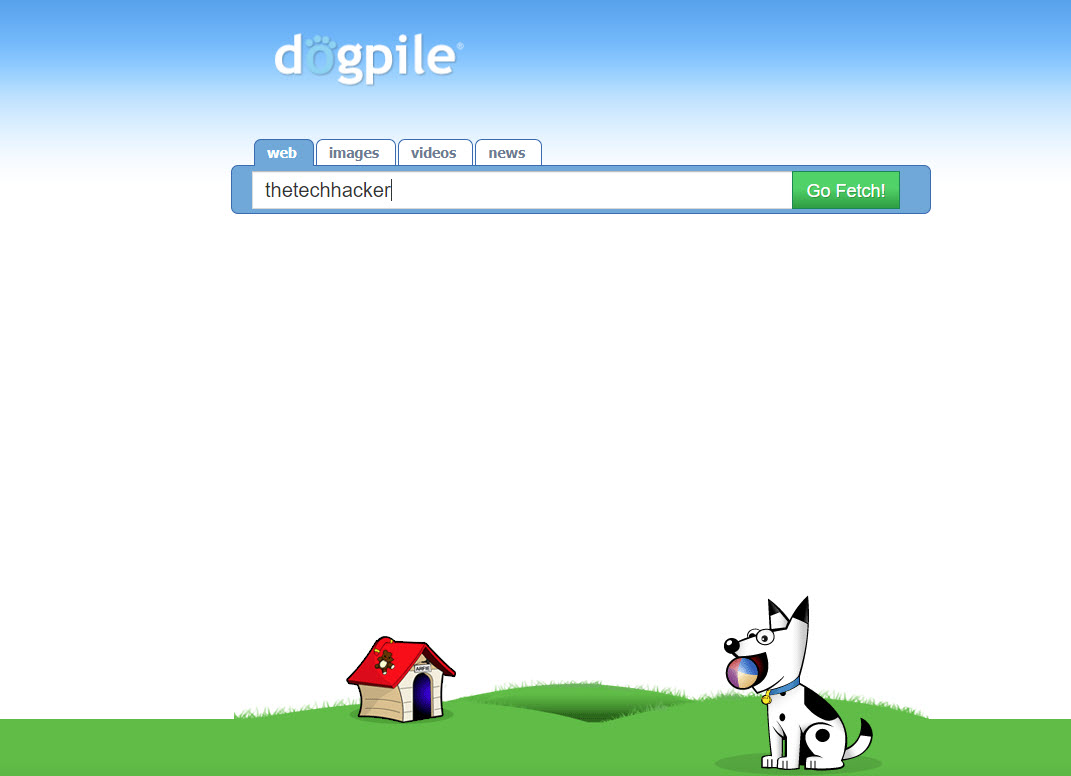 Dogpile search box