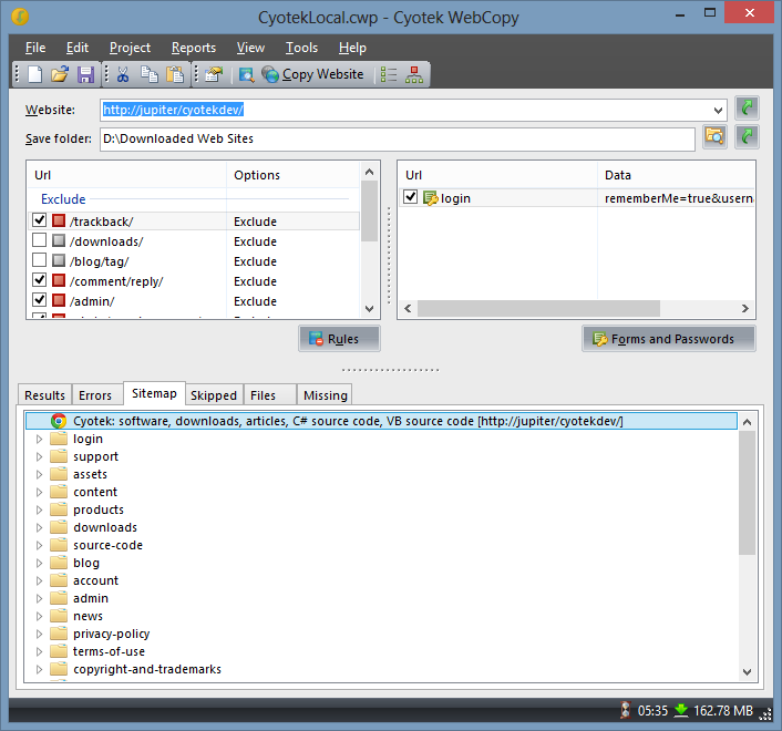 Cyoteck WebCopy