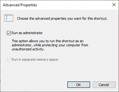 OpenVPN run as administrator