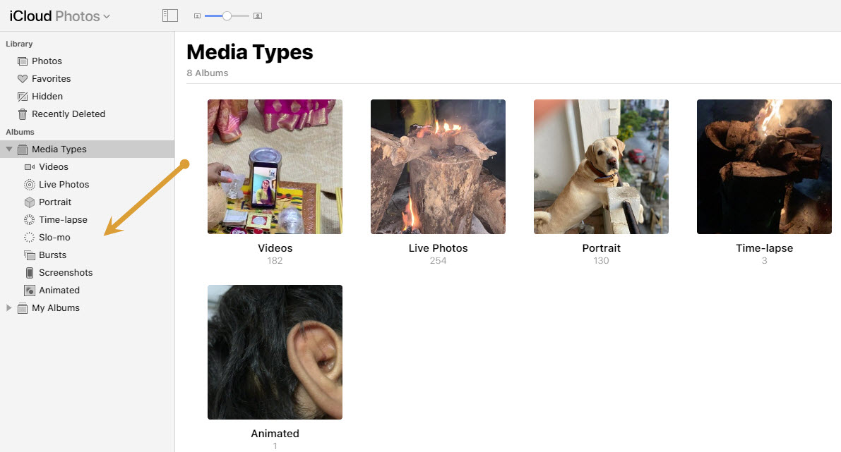 Media Types in iCloud