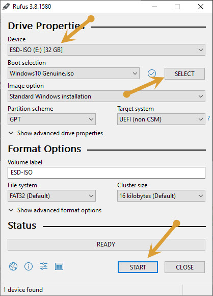 How To Use Rufus To Create A Bootable USB Drive