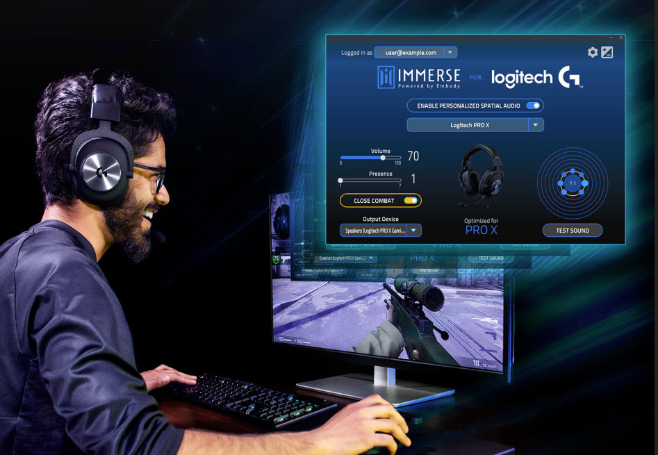 Immerse app for PUBG players