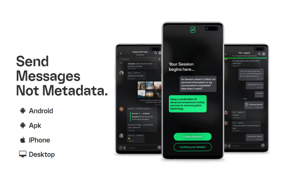 Meet Session A New Messaging App Which Don't Need Your Phone Number