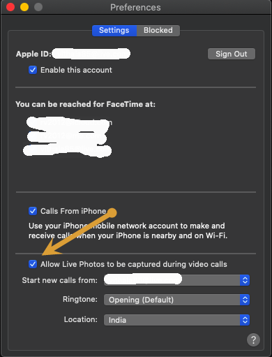 Enabling-Live-Photo-in-FaceTime-Preferences