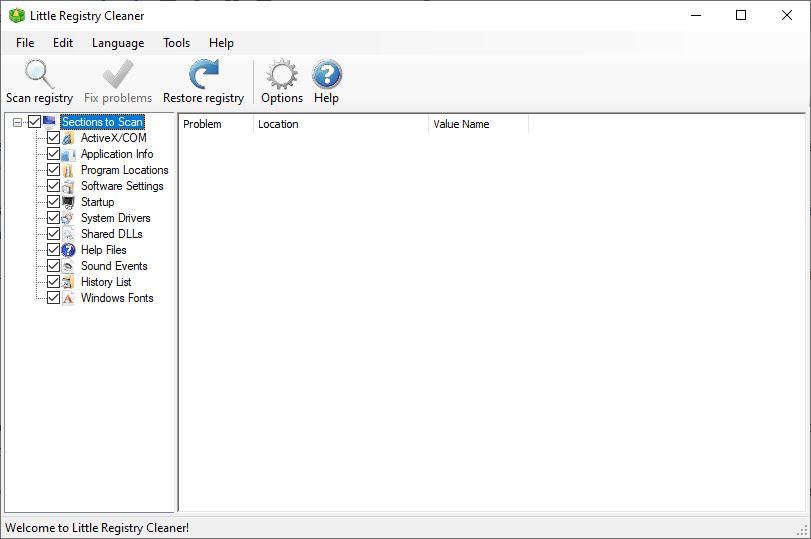 Little Registry Cleaner