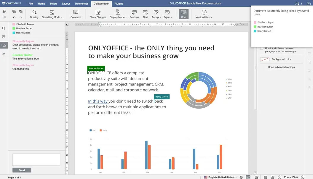 ONLYOFFICE UI