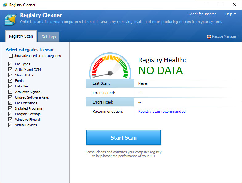 Pointstone Registry Cleaner