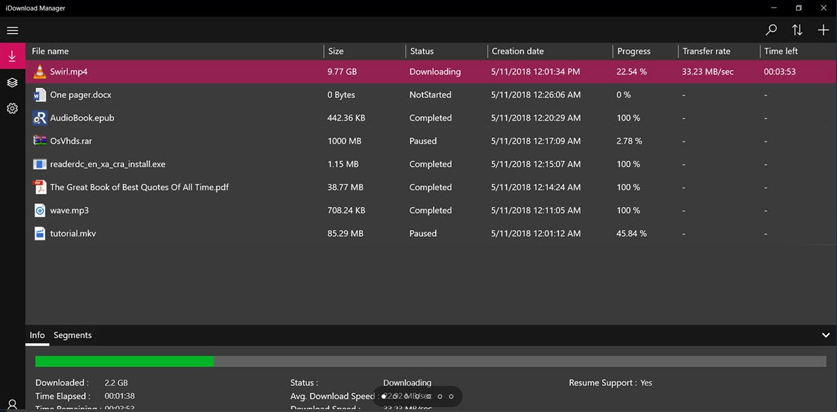 iDownload Manager