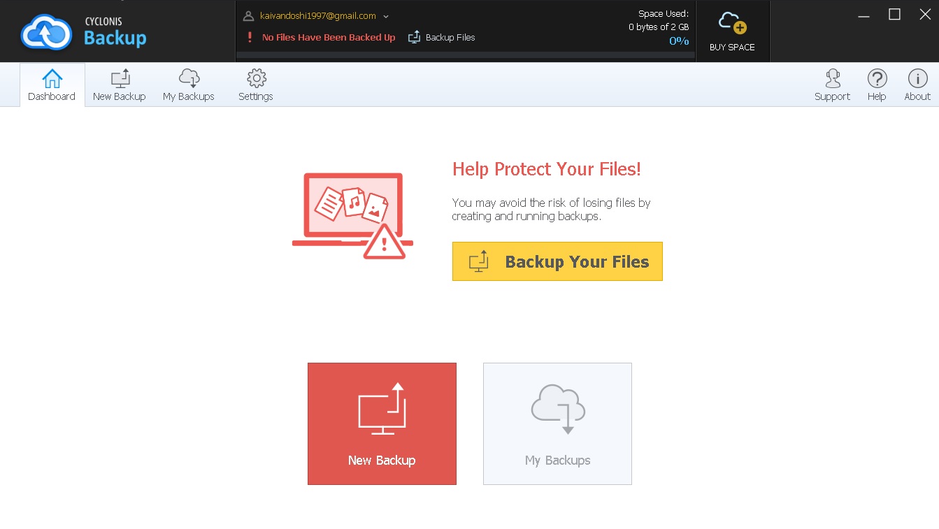 cyclonis-backup-dashboard