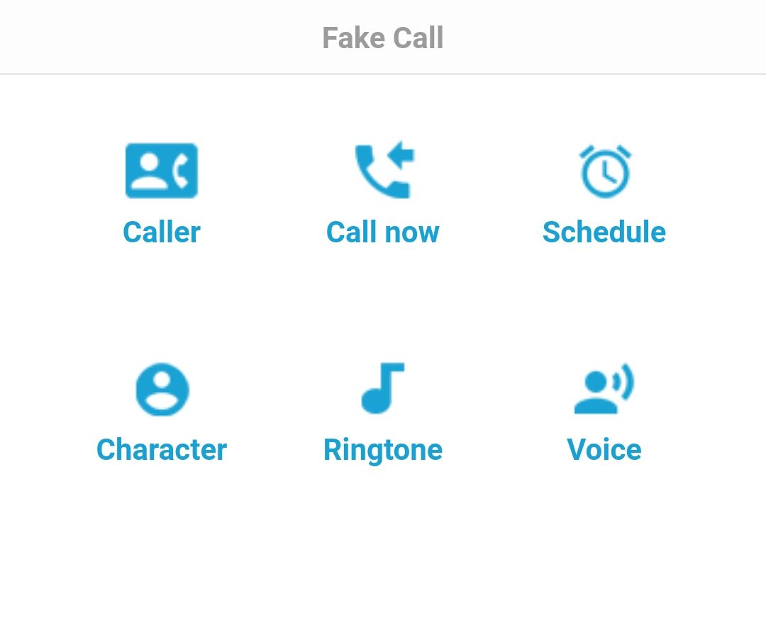 Face call -prank home screen