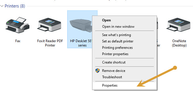 Printer Properties