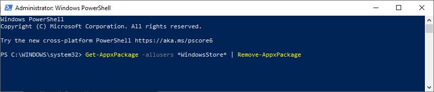 Remove packages command in PowerShell