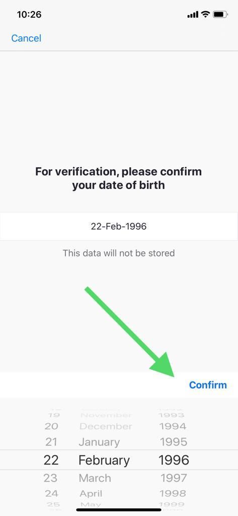 How To Create A Zoom Account steps: Zoom date of birth during sign-up