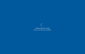 Getting Windows Ready, Don’t Turn off Your Computer