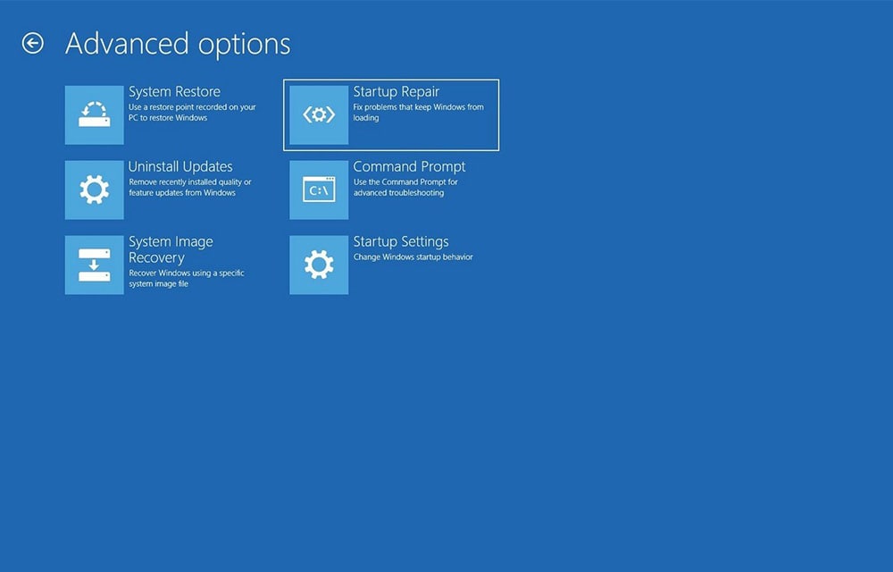 Windows Startup Repair