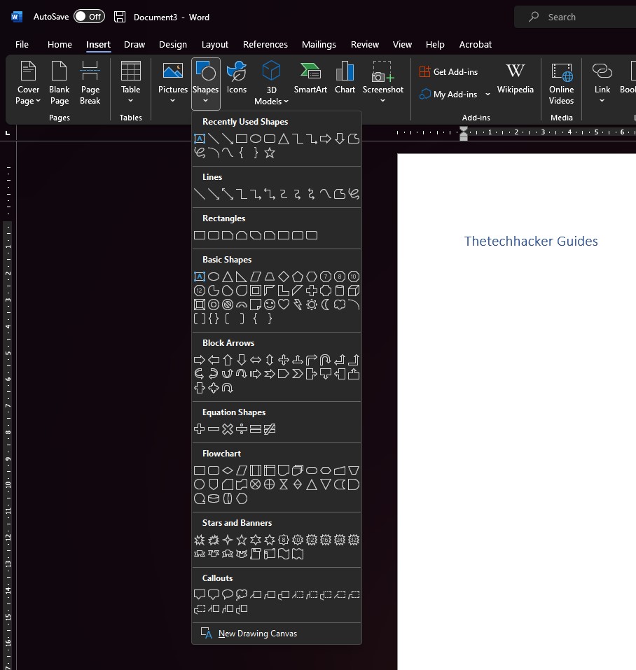Custom shapes in Microsoft 365