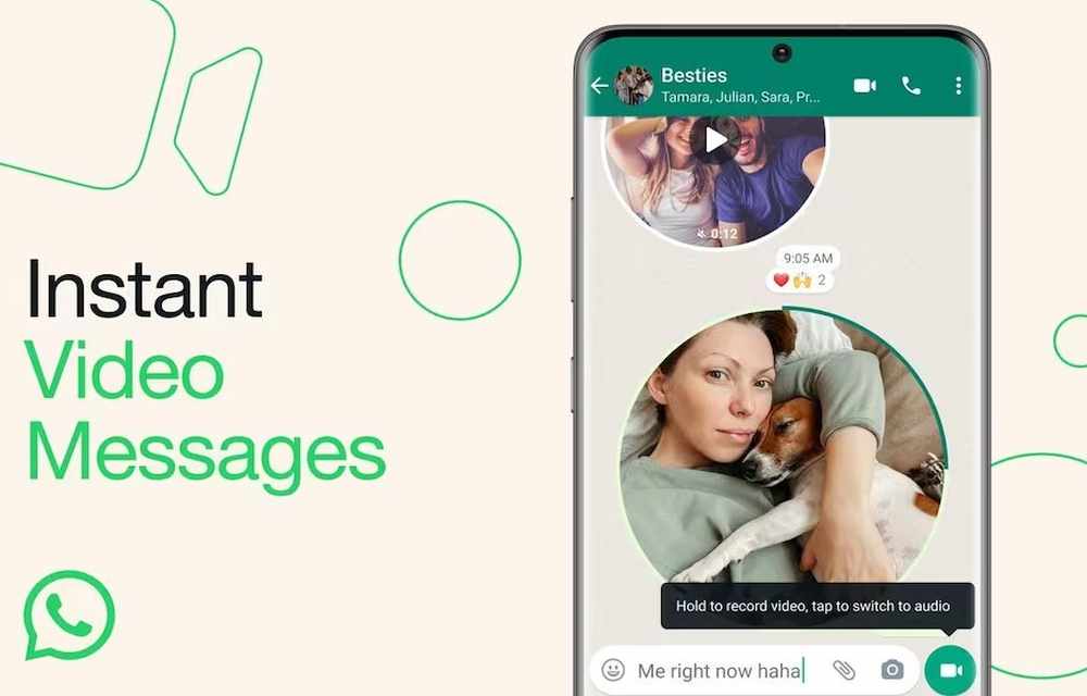 WhatsApp Introduces Short Video Message Capability for Android and iOS Users