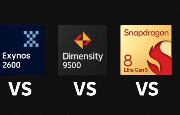 Exynos 2600 vs Dimensity 9500 vs Snapdragon 8 Elite Gen 5